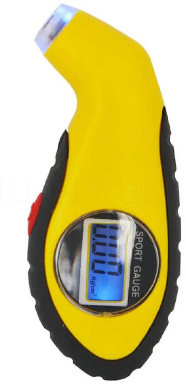 Huanix Yellow-Mini LCD Digital Tire Pressure Gauge TPMS Tools Car Bike Motor Tyre Pressure Tester A…