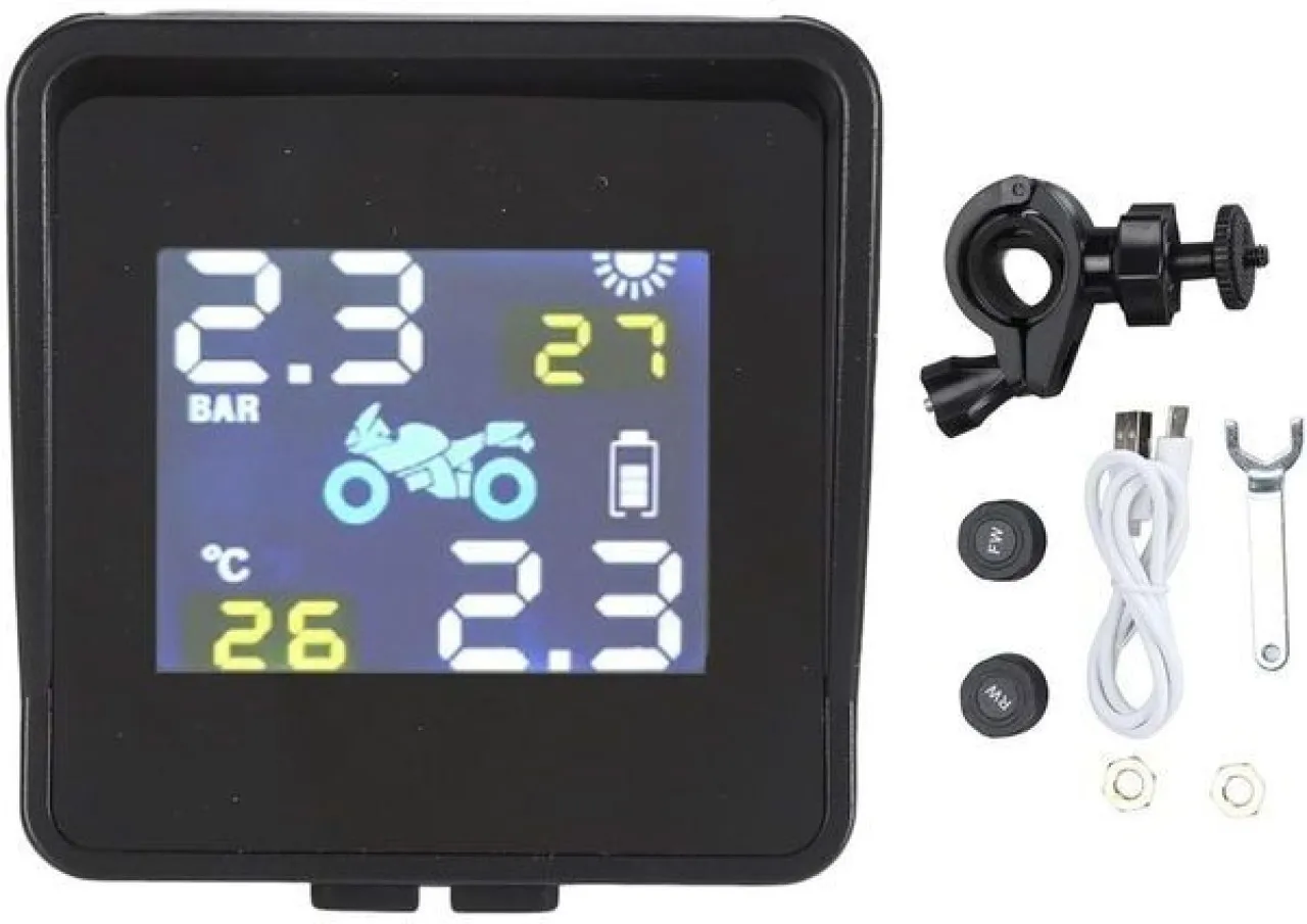 NANSHI Solar Motorcycle Tire Alarm Sensor with Screen Display Diverse Diverse Vehicle Tyre Rim