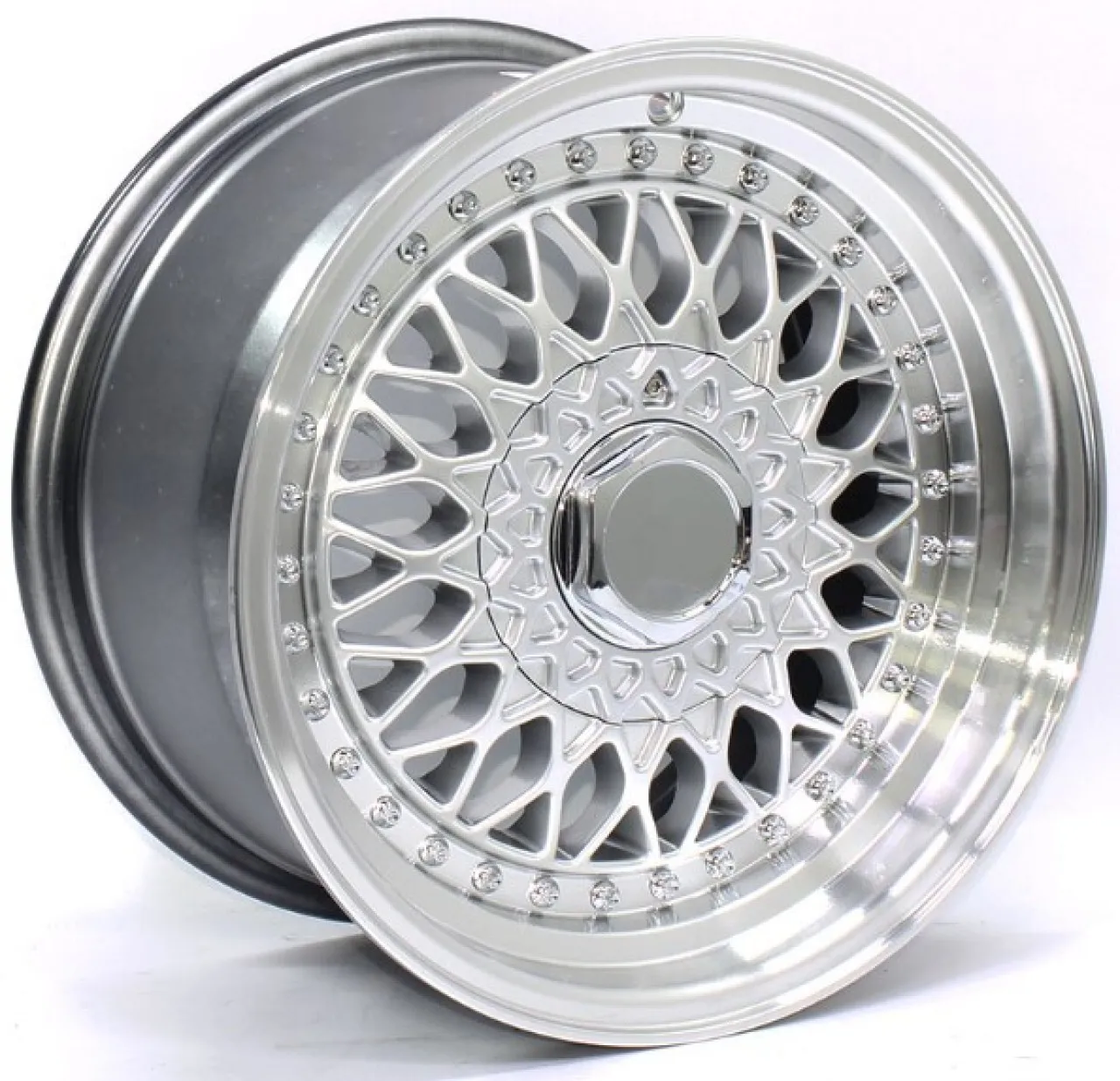 Autostyle 15″ GR 1010 4/100 & 4/108 Hypersilver Alloy Wheels Golf 1/Baby Camry Various Vehicle Tyre…