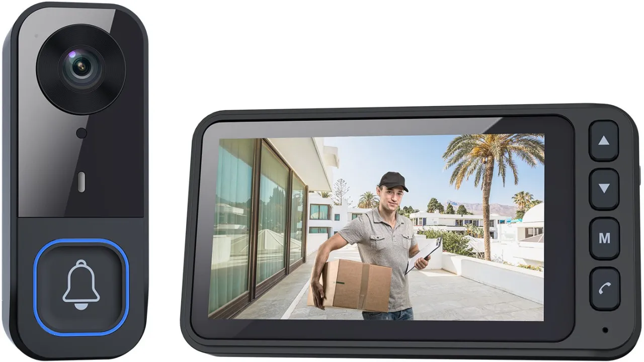 Lingfeng Smart Video Doorbell - Remote Video Camera Intercom Human Shape Detection High-Definition …
