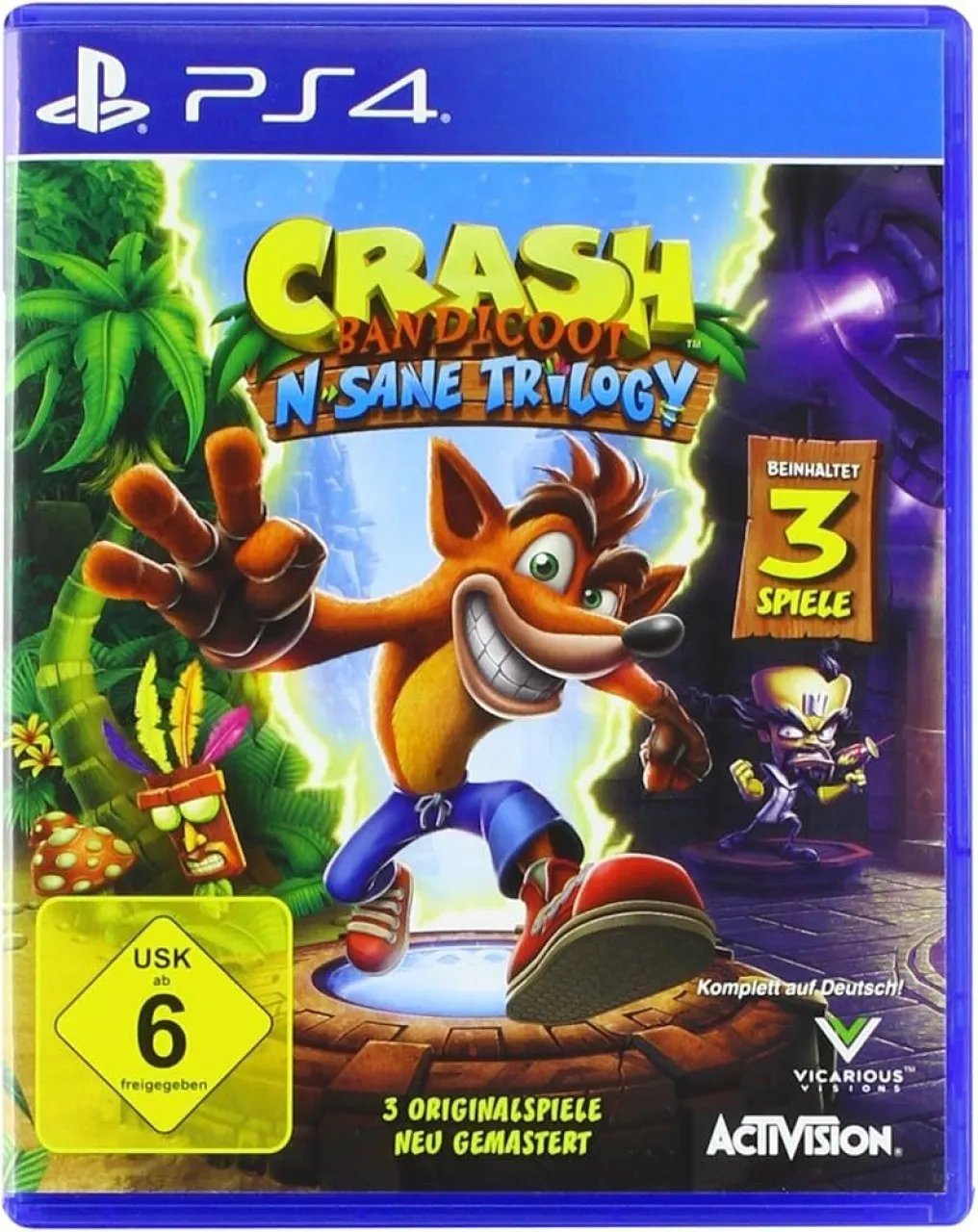 4 CRASH BANDICOOT N-SANE TRILOGY Complete Edition