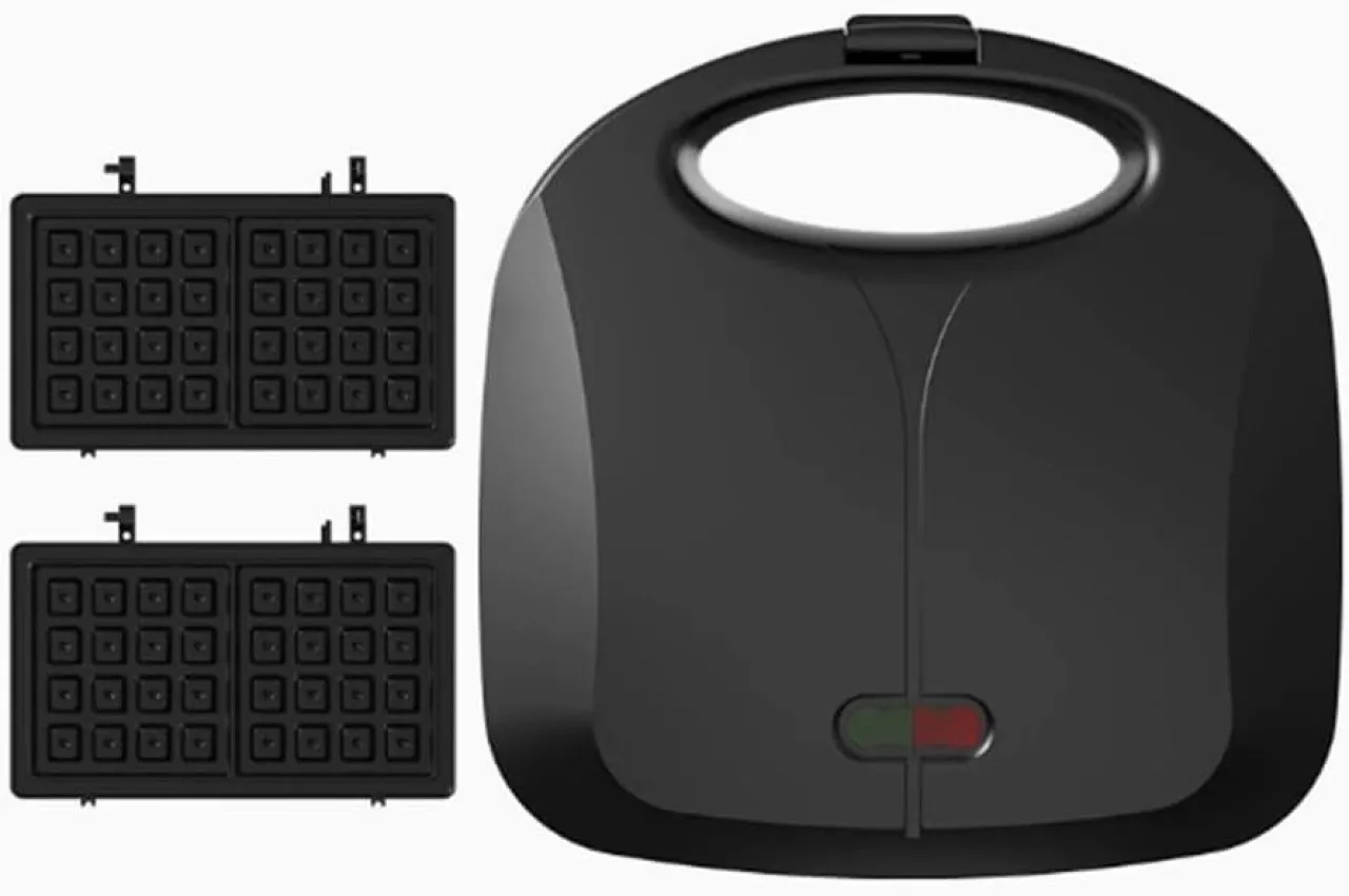 linglian Waffle Maker Multifunctional Household Breakfast Griddle Intelligent Temperature Control Q…