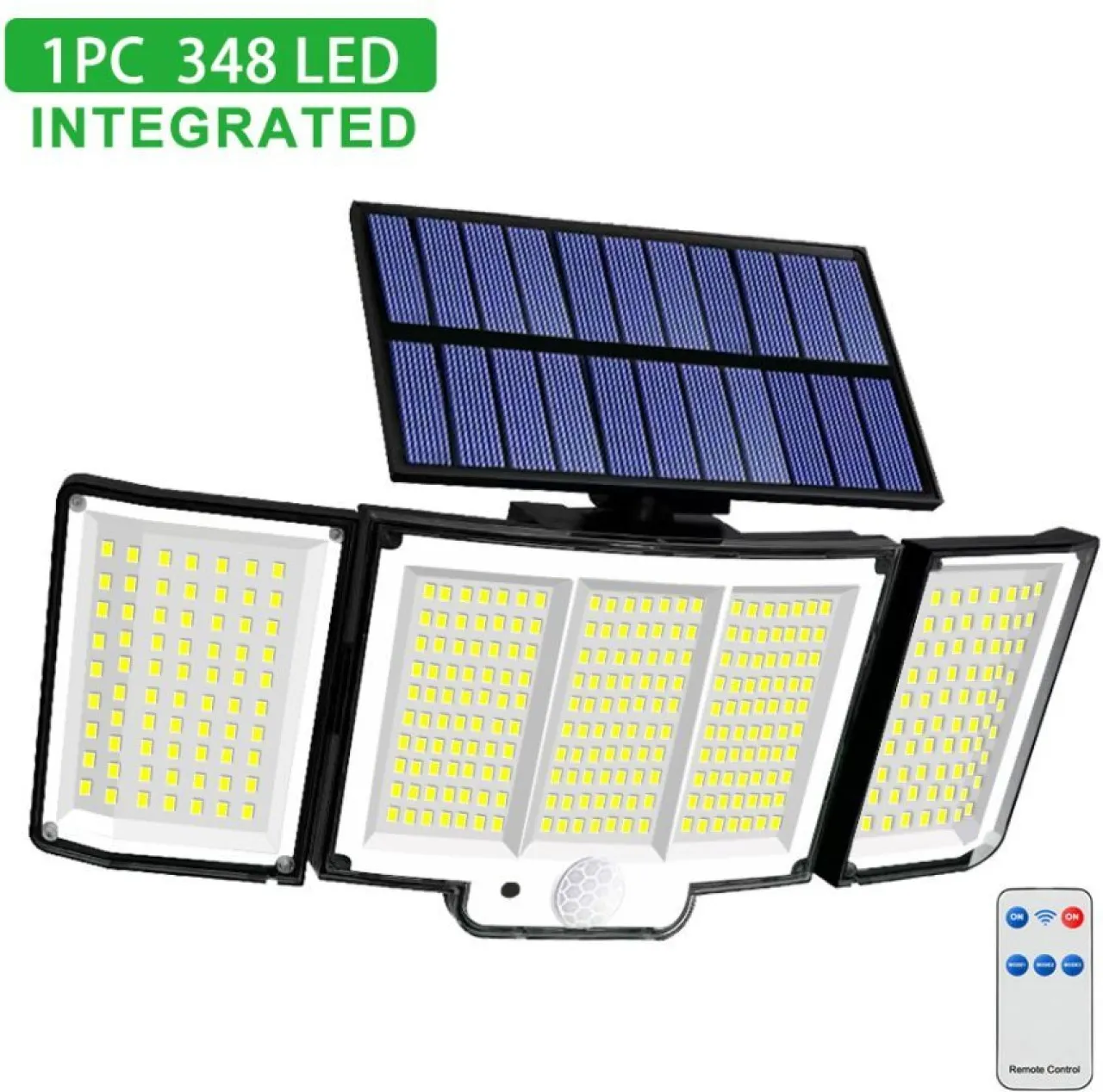 MAX (348LED-1PCS)LED Solar Lights Outdoor PIR Motion Sensor Wall Lamp IP65 Waterproof Street Light …