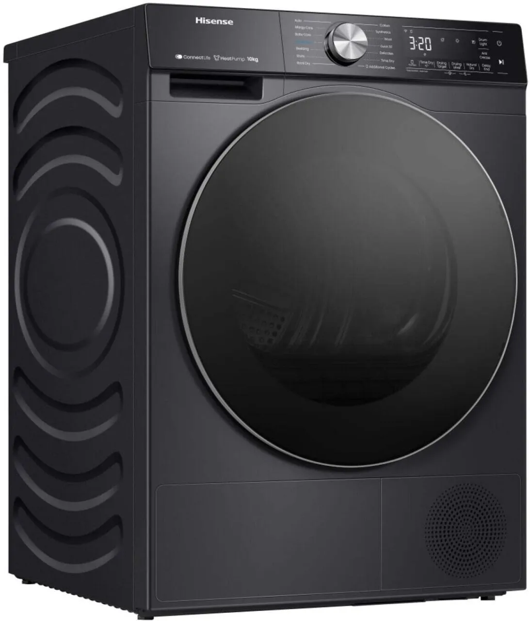 Hisense 10 kg Heat Pump Tumble Dryer DH5S102BB - Black