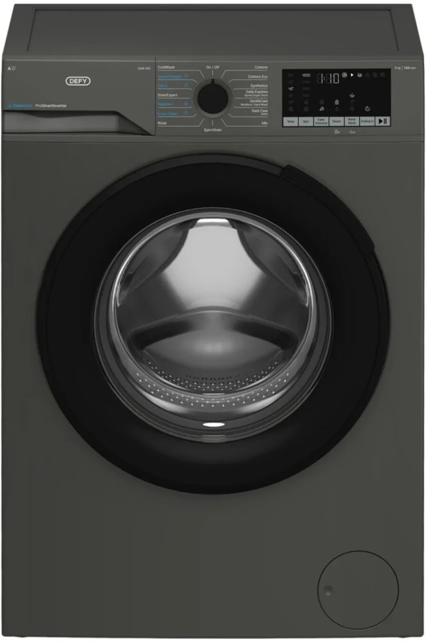 Defy 9 kg Front Loader Washing Machine DAW399 - Grey