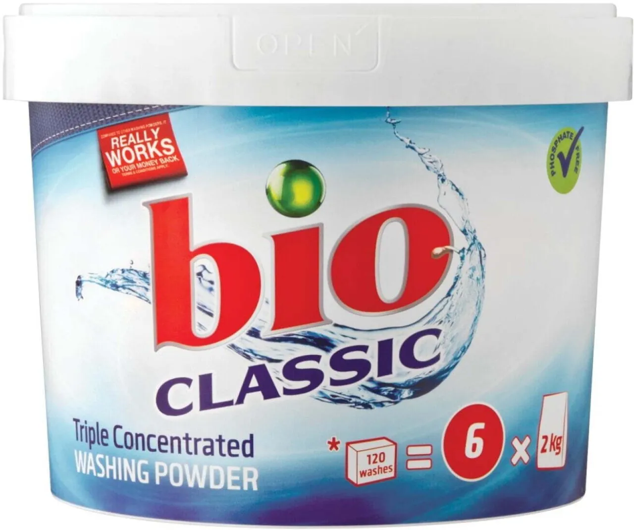 BIO CLASSIC Classic Triple Concentrated Washing Powder 3 kg
