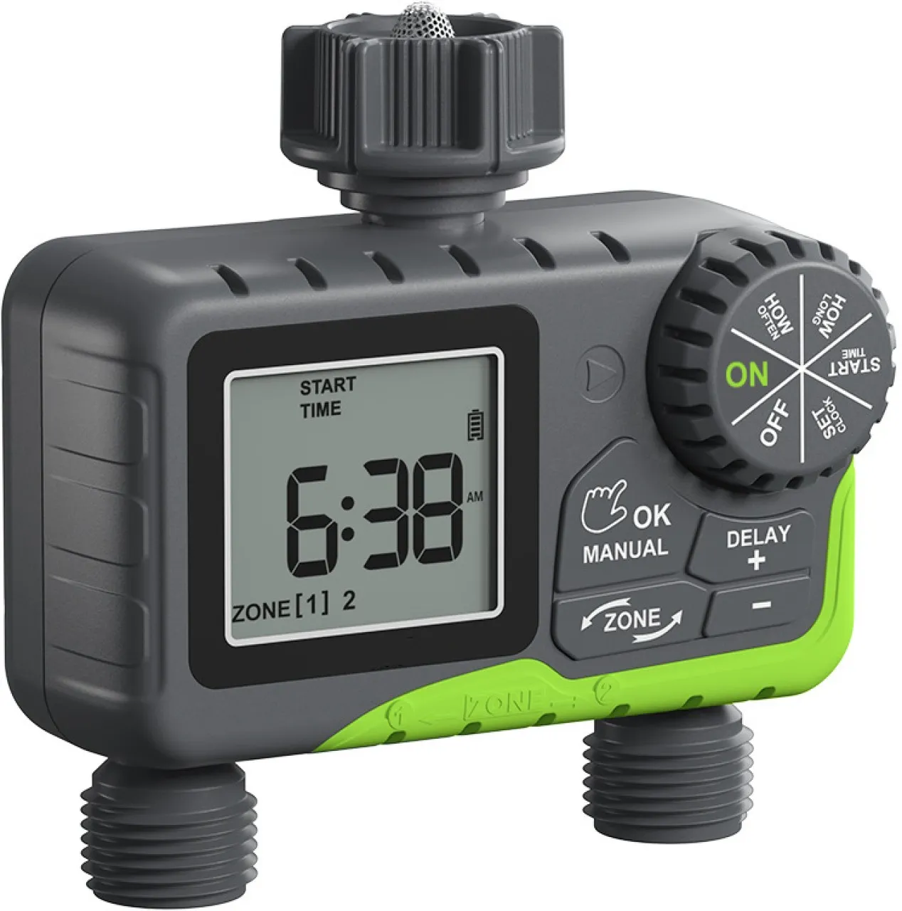 Solala Dual-channel irrigation, intelligent timing controller, automatic flower watering device, ya…