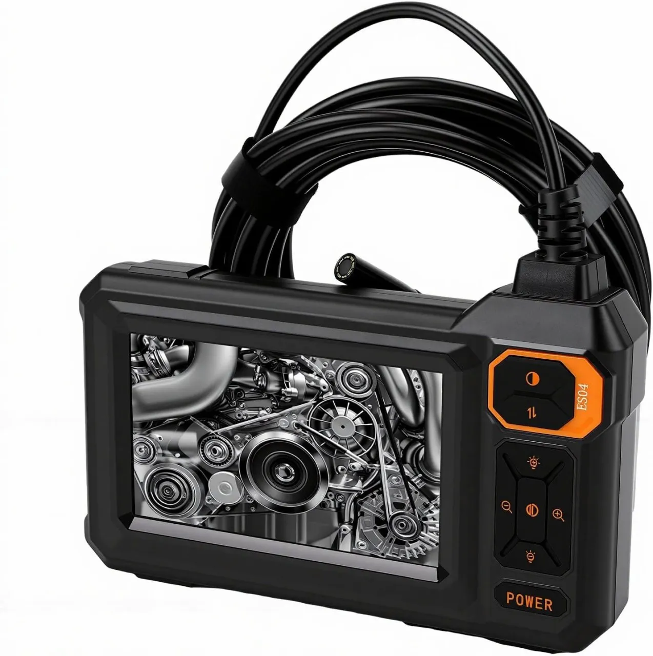 WEIWEISTORE Endoscope Camera with Light, 1080P HD Dual Lens Inspection Borescope Camera with 4.3in …