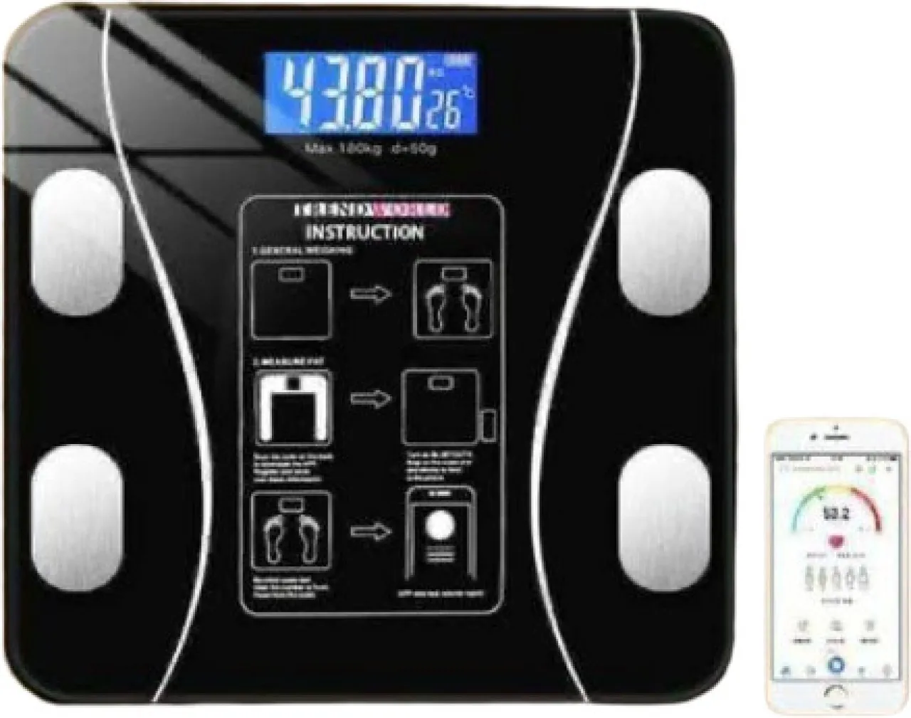 SMART BLUETOOTH SCALE Digital Personal Weighing Scale