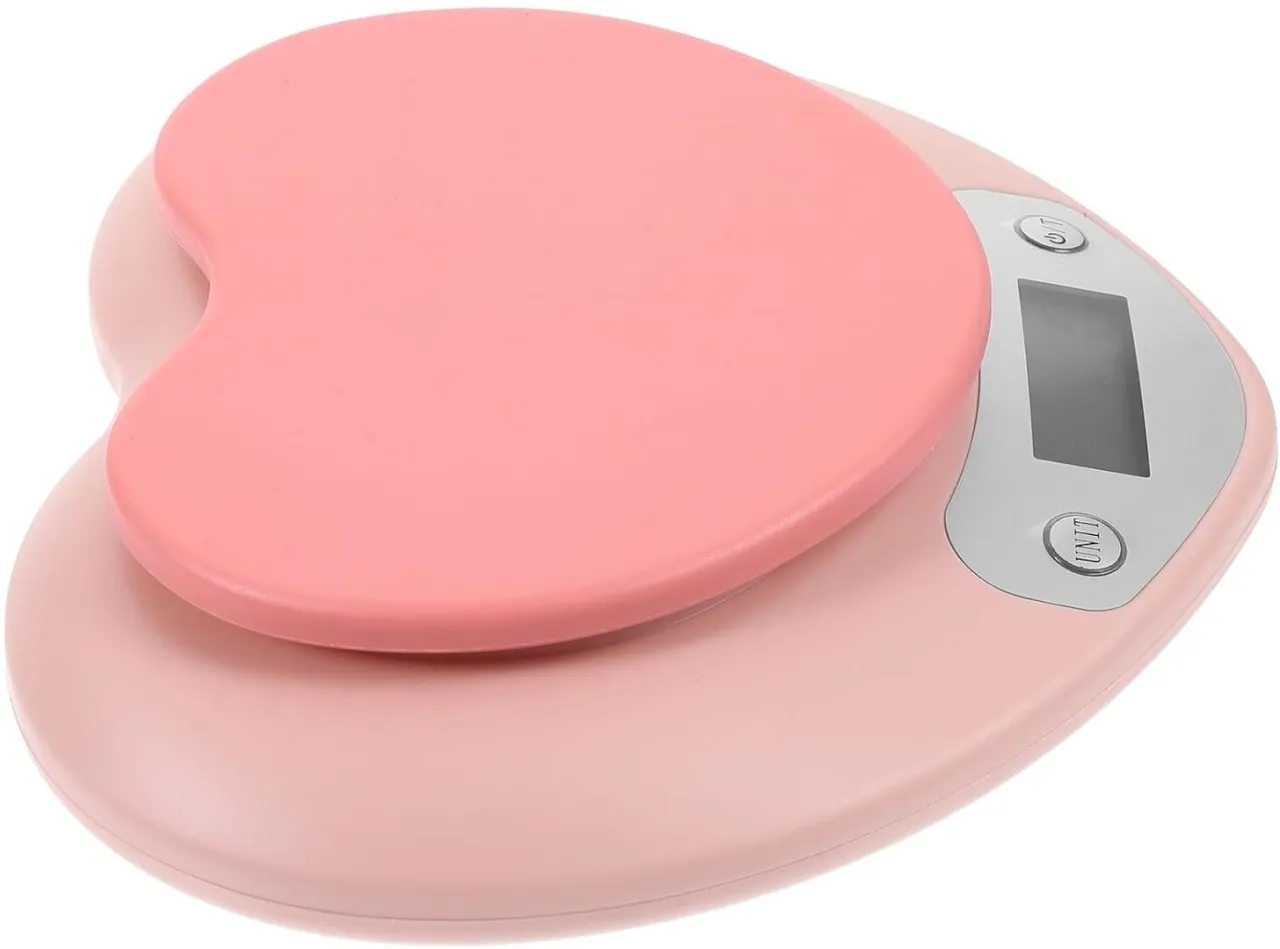 HYinjin Plastic Electronic Kitchen Scale 5kg High Precision Digital Pastry Scale Portable with LCD …