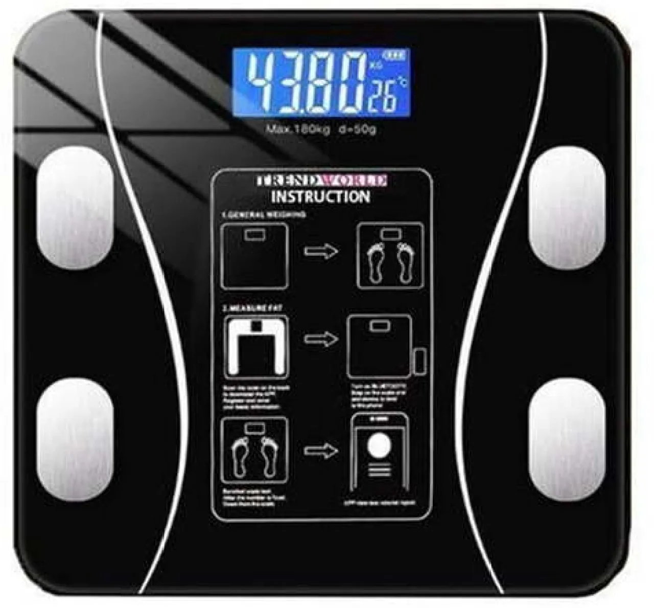 DH Stores Smart Bluetooth Body scale Digital Personal Weighing Scale