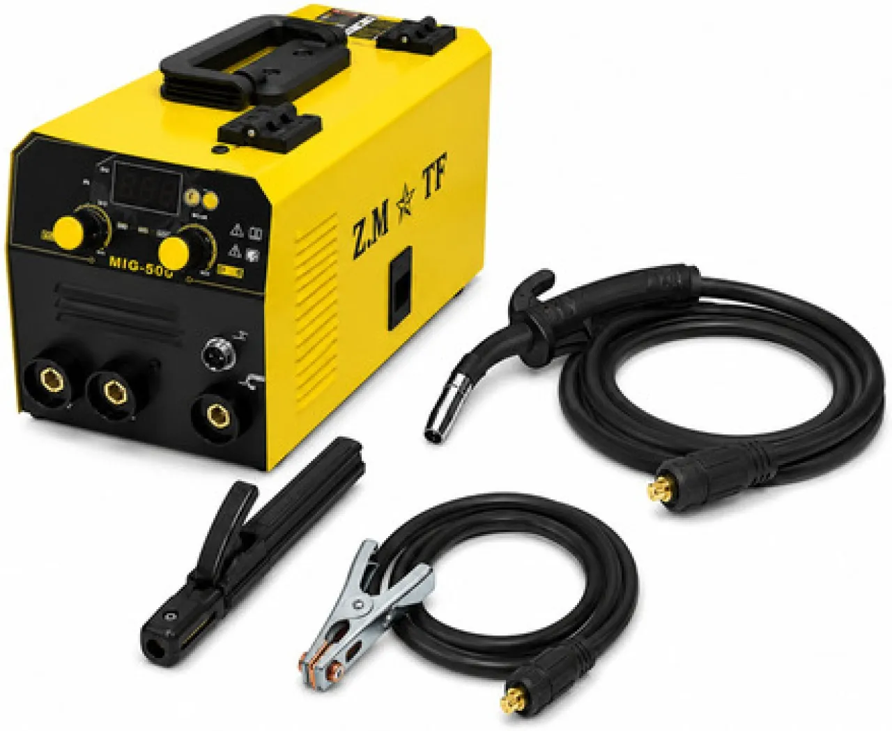 fancystuff MIG-500 Yellow Welding Machine Inverter Portable Welding Machine Inverter Portable Weldi…