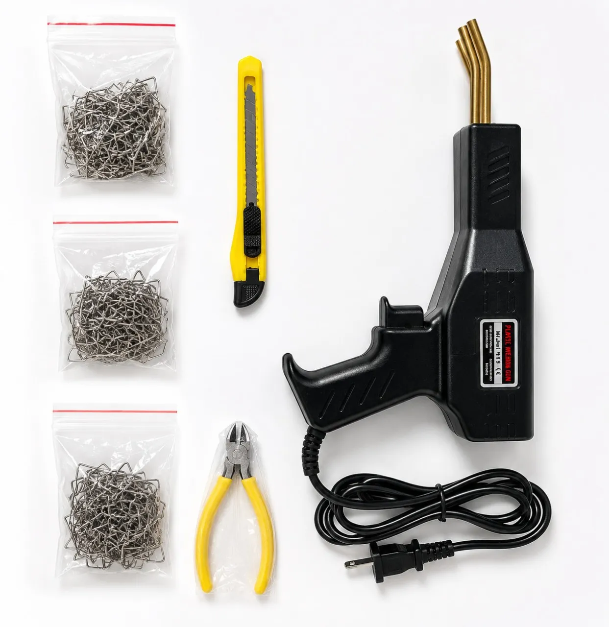 Generic H50 50W | Plastic Hot Stapler Repair Kit | 110V-220V | Automotive Bumper Crack Repair Tool …