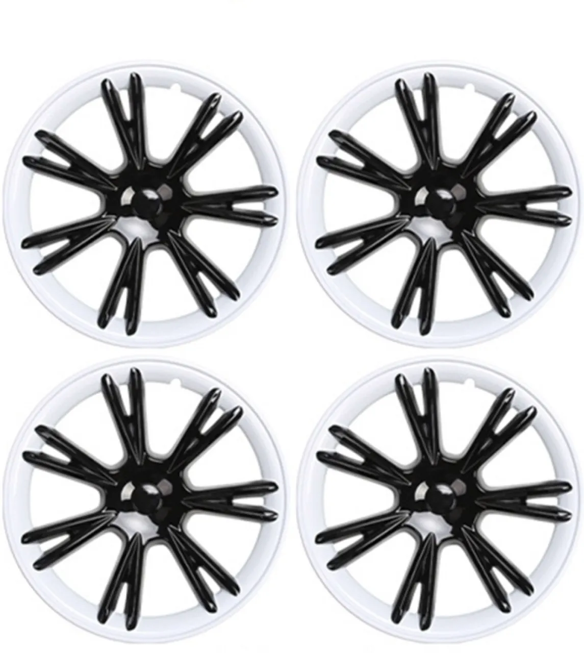 Haosheng Technology Tesla Model Y Matte Black Full-Wrap Wheel Cover, P Version Wheel Protector Exte…