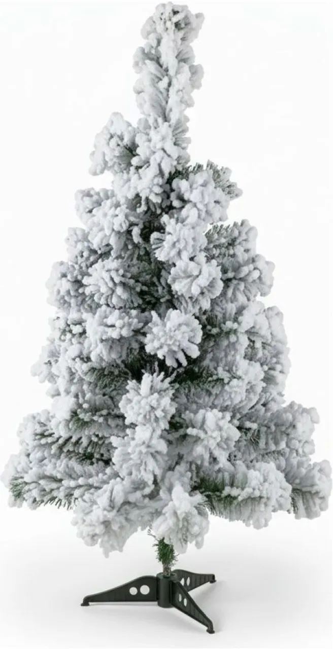 Vensico Artificial Christmas Tree 60 cm Green with Snow Frosted Tips Artificial Christmas Tree