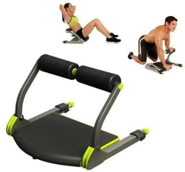 PrimePickSA Smart Abs & Total Body Workout Machine - 4-Level Adjustable Folding Core & Cardio Train…