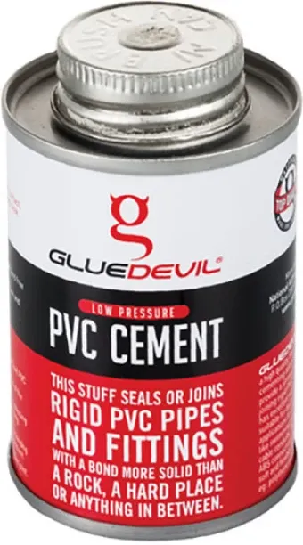 Glue Devil Pvc-Weld Cement L/P 100ml 100 ml Adhesive Tool