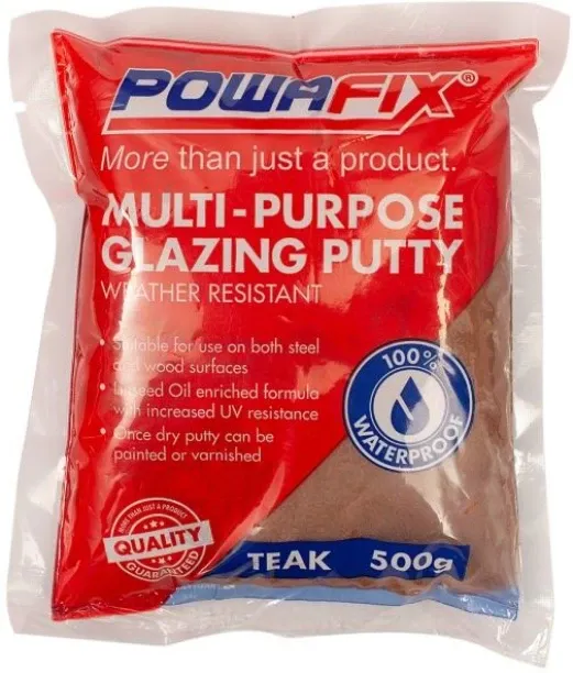 Powafix Putty Teak 500G Adhesive