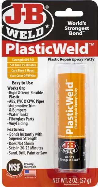 J-B Weld PlasticWeld Epoxy Putty Adhesive