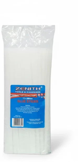 Zenith Hot Melt Glue Sticks 7.2mm x 300mm 74 Piece Pack 1000 ml Adhesive Tool