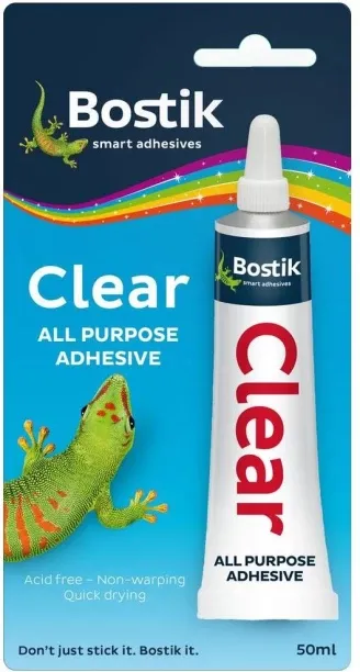 Bostik Clear Adhesive 50 ml Adhesive Tool