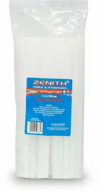 Zenith Hot Melt Glue Sticks 11.2mm x 300mm, 32 Piece, 1kg 400 ml Adhesive Tool