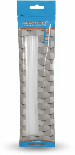 Zenith Hot Melt Glue Sticks 11.2mm x 300mm 6 Piece Set 30 ml Adhesive Tool