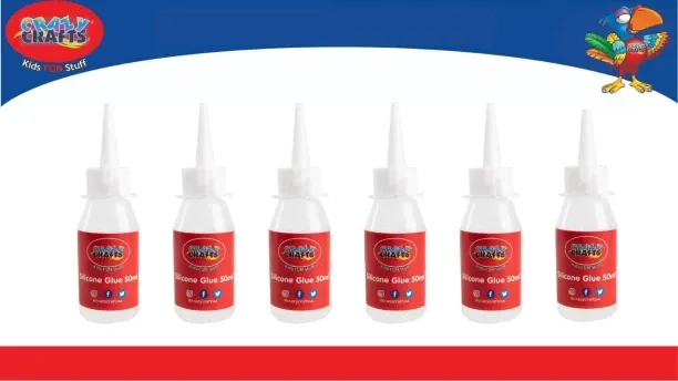Crazy Crafts Silicone Glue 50 ml Adhesive Tool