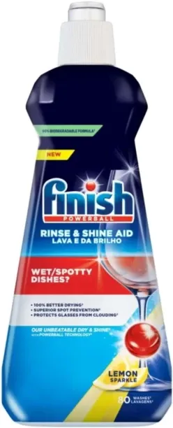 FINISH Rinse and Shine Aid Dishwashing Detergent (400 g)