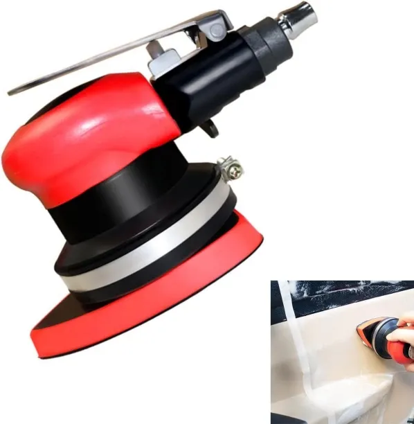 Fariedl Polishing machine, wind grinder,Professional Air-Powered 5-Inch Sander Adjustable Speed Reg…