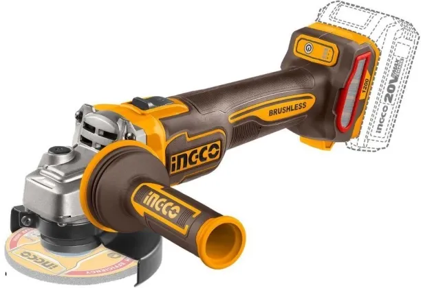 Ingco Cordless Angle Grinder 1200W With Anti Vibration Handle Angle Grinder