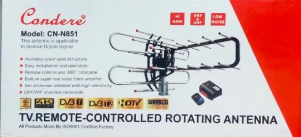 Condere TV Remote Controlled Rotating Antenna CN-N851 Antenna Amplifier