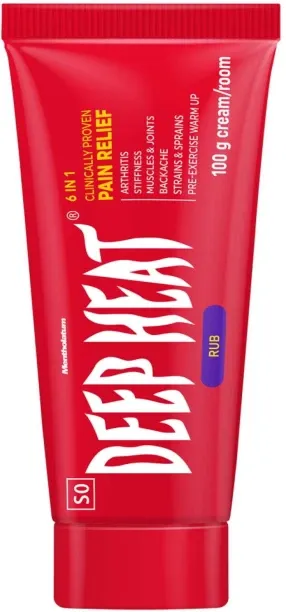Deep Heat Rub 6 in 1 Antiseptic Cream