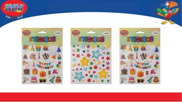 Crazy Crafts Stickers Stickers & Scrapbooks Kit Art and Craft Kit