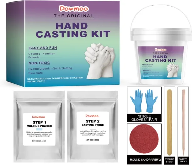 Loznron The Original Hand Mold Kit Clay Art & Moulding Art and Craft Kit