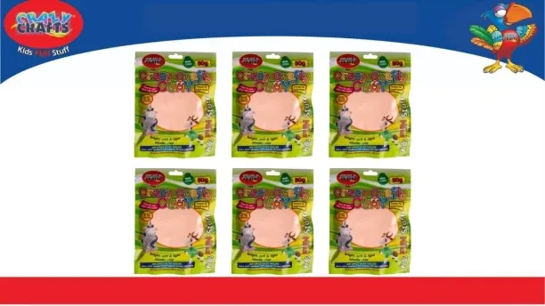 Crazy Crafts 50g Clay - Light Beige Clay Art & Moulding Art and Craft Kit