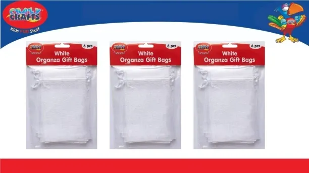 Crazy Crafts White Gift Bags Do-it-yourself Kits Art and Craft Kit