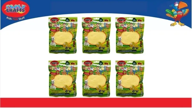 Crazy Crafts 50g Clay - Baby Yellow Clay Art & Moulding Art and Craft Kit