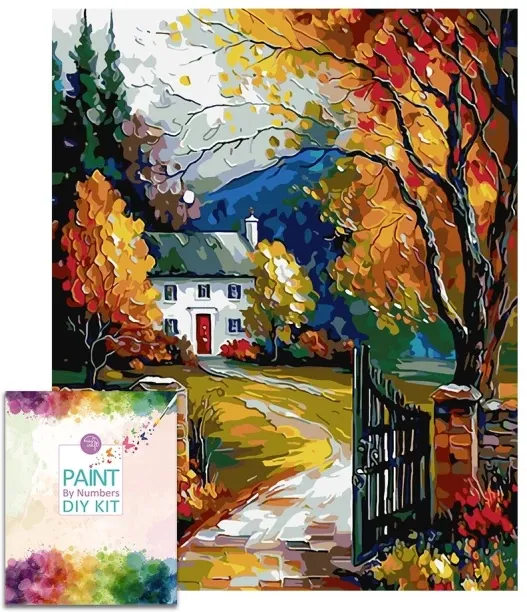 Easy Craft Paint by Number DIY Kit, 50x40cm Craft Kits Art and Craft Kit