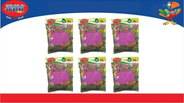 Crazy Crafts 50g Clay - Lilac Clay Art & Moulding Art and Craft Kit