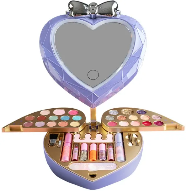 Solala Children's cosmetics set non-toxic girls baby special princess makeup box toy gift Glitters …