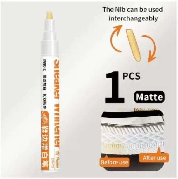 Miss Bliss Imports Sneaker White Marker Shoe Cleaning Pen Antioxidant Soles Craft Kits Art and Craf…