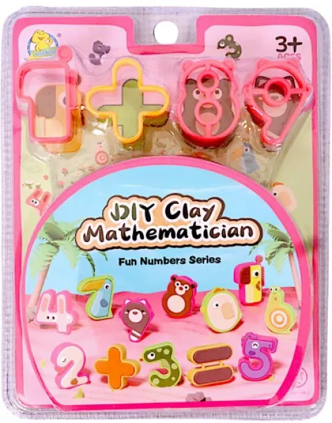 DIY Clay Math Toy Play Dough Set Do-it-yourself Kits Art and Craft Kit
