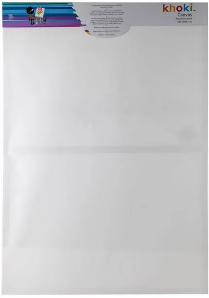 Khoki Paint Canvas A1 Wood Mounted Prints, Stamps & Painting Kit Art and Craft Kit