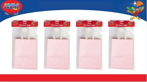 Crazy Crafts Pink Fun Carry Bags Do-it-yourself Kits Art and Craft Kit