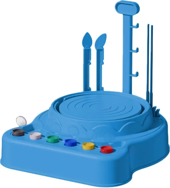 Baby Links Kid's Crafty Clay Pottery Playset Clay Art & Moulding Art and Craft Kit (Blue) Clay Art …