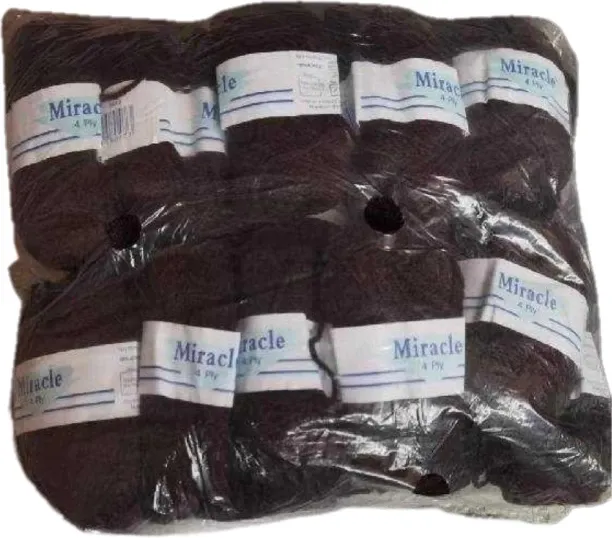 Miracle 4 Ply 422159 Brown Wool 25g Knitting Wool Art and Craft Kit
