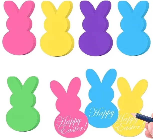 Heavenly Whispers 100pcs of Coloured Easter Bunny Cardstock Cut-outs Do-it-yourself Kits Art and Cr…