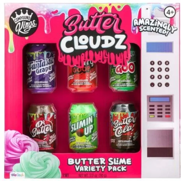 Compound Kings BUTTER CLOUDZ 6PK Clay Art & Moulding Art and Craft Kit