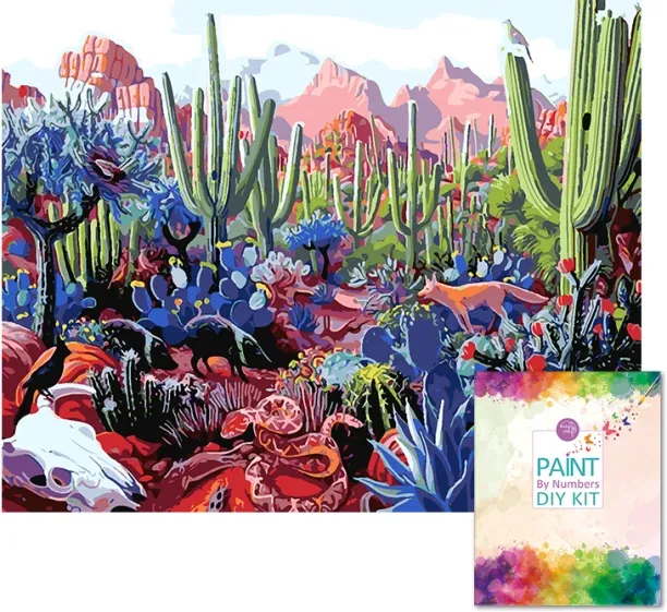 Easy Craft Paint by Number DIY Kit, 50x40cm Craft Kits Art and Craft Kit